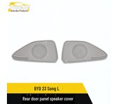 Cubierta de altavoz de puerta trasera de acero inoxidable para BYD 23 Song L: Accesorio de lentejuelas para panel decorativo de puerta
