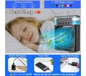 Humidificador portátil, aire acondicionado, ventilador, hidroenfriador doméstico, enfriador de niebla de agua, ajuste de aire portátil para oficina, ventilador de 3 velocidades verde