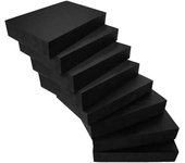 4 almohadillas antivibración para lavadora, alfombrillas de EVA con absorción de impactos y aislamiento de vibraciones para secadora y cinta de correr.