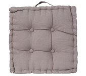 Coussin de sol 40 x 40 x 8 cm Atmosphéra - Gris
