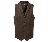 Chaleco Premier de espiga para hombre S marrón