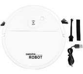 Aspiradora Robot Inteligente Potente Succión Barrido Automático Aspiradora Robótica con Cepillo para Hogar