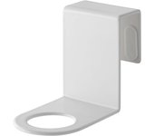 Yamazaki Jitsugyo 5738 Hook - Portabotellas para desinfectante de alcohol, color blanco, aprox.. Desinfección flotante para puerta de entrada inteligente (ancho 5 x profundidad 9,5 x alto 7 cm)