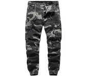 Monos de camuflaje Pantalones casuales de hombre Pantalones japoneses sueltos Pantalones lavados 28