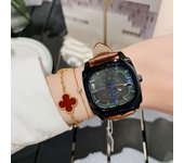 Reloj de mujer, nuevo estilo, moderno, cuadrado, reloj de mujer, temperamento moderno, reloj unisex de placa grande para mujer
