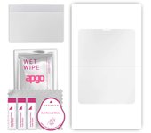 apgo Hydrogel Ultra-Clear Screen Protector for Apple iPad Pro 12.9 (2020), Hydrogel Film, Flexible, Soft TPU with positioning layer easy installation