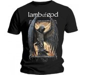 Lamb Of God - Camiseta unisex de algodón con alas para adultos XL negro
