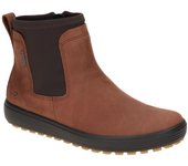 Botas cortas impermeables suaves de 7 bandas, color chocolate [Echo]