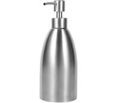 Dispensador de jabón de acero inoxidable de 500 ml, grifo para fregadero de cocina, caja de champú para baño, contenedor de jabón