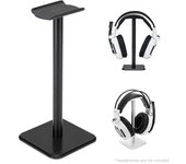 Soporte de almacenamiento de auriculares para videojuegos, accesorio de Metal estable, soporte para auriculares negro
