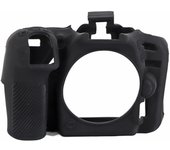 Para Nikon D7500 Funda de Cámara Cubierta de Silicona Suave Protectora Negra
