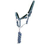 Collar de cabeza de tartán Hy con cuerda de plomo Full