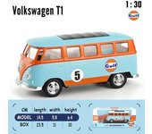 Modelo de coche tipo escape de gasolinera T1 1/30 Coche para niños Coche de juguete de la muerte Modelo de estación de la muerte Función de luz de retroceso 1/30-Size:14.5*5.8*6.4cm azul