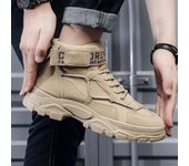 Botas de hombre Botas de senderismo al aire libre Zapatos de invierno Botas de desierto ligeras antideslizantes para hombre 2024 39 caqui