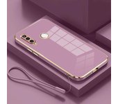 Para Huawei P30 lite funda Huawei P30 lite funda de teléfono MAR-LX1A MAR-LX3A MAR-LX2J funda trasera cuadrada de lujo a prueba de golpes Huawei P30 lite&Case & Strap blanco como la nieve
