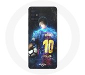 Coque pour Samsung Galaxy A71 Lionel Messi Club de football de Barcelone FCB