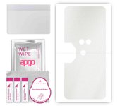 apgo Protective Skin Sticker for the back compatible with Lenovo Legion Duel, Wrap Film, Foil, Vinyl - Pattern Matte Transparent
