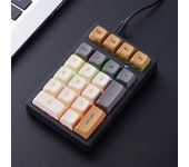 Teclado numérico externo con cable USB Teclado mecánico de 21 teclas con retroiluminación colorida Computadora portátil PC Accesorios para computadora portátil Industrial Financiero