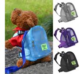 Bolso de hombro para mascotas, de color sólido, portátil, transpirable, sencillo, mochila para mascotas, regalo para mascotas negro
