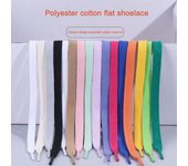 Cordones planos para zapatillas deportivas, de lona clásica, para hombre y mujer, de algodón doble, 1 par 80cm blanco