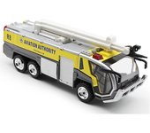 Camiones de bomberos de aeropuerto para niños a escala 1/32, juguetes de bomberos, modelo de camión de bomberos de juguete de ingeniería con motor de camión de bomberos fundido a presión y fricción 1/32-Size:19.5*6*5.5cm rojo