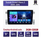 Radio de coche Android para Suzuki Grand Vitara 3 2005-2015 reproductor Multimedia navegación 2Din estéreo Carplay unidad principal Audio 2 + 32GB 1+16GB