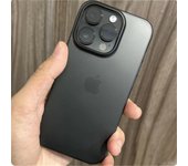 Funda de teléfono translúcida mate ultrafina para Apple iPhone 16 15 14 Plus 13 12 11 Pro Max, cubierta de piel sedosa transparente de plástico duro Capa iPhone 16 Pro Max negro