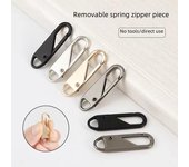Tirador de cremallera extraíble sin herramientas para maletas, bolsos, chaquetas, ropa y zapatos con lengüeta de metal New pp material