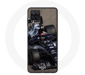 Coque Samsung Galaxy A12 Formule 1 Yuki Tsunoda pilote automobile de F1 Bleu