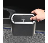 Cubo de basura para coche, organizador de basura, portátil, colgante, impermeable, fácil de instalar, para automóvil