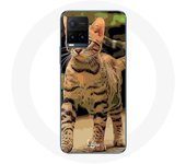 Coque pour Vivo Y21s 2021 / Y21 2021 Bengal Race de chats dessin Animé