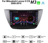 Reproductor de vídeo Multimedia Android Radio para coche para Mitsubishi Lancer 9 CS 2000-2010 con botón Carplay WiFi BT 2 Din 2 + 32GB 1+16GB