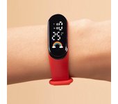 Reloj deportivo para niños Pulsera para exteriores Reloj electrónico Pulsera para niños One Size negro