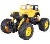 Vehículo todoterreno de montaña de cuatro colores para niños a escala 1/32, vehículo para el desierto, amortiguador con resorte equilibrado, coche de juguete de inercia, modelo de fundición a presión de aleación 1/32Size:16.5*11.1*10.5cm amarillo