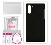 apgo Protective Skin Sticker for the back compatible with Samsung Galaxy Note 10, Wrap Film, Foil, Vinyl - Pattern Matrix