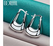 Pendientes geométricos Joyas con dijes de plata