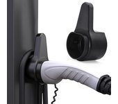 Soporte para enchufe de cargador EV para vehículo eléctrico tipo 2, soporte de montaje en pared para cargador de coche eléctrico estándar