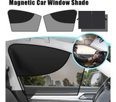 Cortinas magnéticas para ventanas laterales de coche, parasol universal para coche, protección UV, mosquitera repelente.