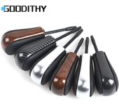 Perilla de palanca de cambios de fibra de carbono para coche, repuesto de palanca de cambios para BMW 1, 3, 5, 7, X3, X5, Z3, Z4, E81, E82, E85, E90, E91, 3 colores Sliver Model A