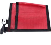 Bolsa lateral de almacenamiento de malla para Kayak, bolsa de soporte para pesca en barco, bolsa de malla para canoa M2030-09 negro