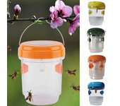 Trampa de chaqueta amarilla para abejas, resistente al agua, fácil de limpiar, práctico suministro de jardín y granja con energía Solar amarillo