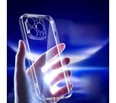 Carcasa blanda para iPhone 12-15: Funda protectora transparente anticaídas iPhone 14 Plus