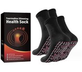Chaussettes Auto-chauffante - Tourmaline - Noir - Pour Randonnée et Ski