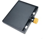Microphone Stand Tray Sound Card Clamp on Utility Shelf,Microphone Rack Holder amarillo