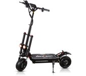 Patinete eléctrico Q12 Plus 2025 de doble motor, 6000 W, 60 V, 38 Ah, velocidad máxima de 65 a 75 km/h, pantalla LCD, neumáticos de 11 pulgadas, autonomía máxima de 80 km. negro