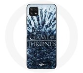 Coque maniacase pour Samsung Galaxy A22 5G Game of Thrones saison 8 Episode 1 Le Trône de Fer Personnages logo Gris