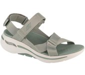 Sandalia Skechers Go Walk Arch Fit - Attract, gris para mujer