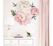 Peonía flor autoadhesiva Mural pared pegatina hogar sala de estar 30*90cm