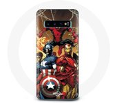 Coque pour Samsung Galaxy S10 Avengers invaders Anciens soldats
