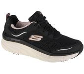 Ajuste relajado de Skechers: D'Lux Walker - Infinite Motion, zapatillas negras para mujer 36 negro